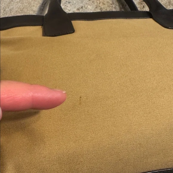 SOLD** Gucci Canvas Sherry Web-line w/ Leather Trim Handbag - Picture 16 of 17